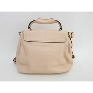 Chloe Elsie Beige Shoulder Bag Leather 2way Bag